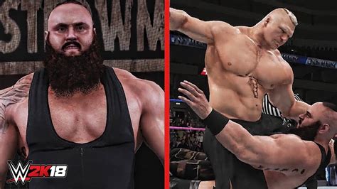The latest backstage news has revealed the reason why lesnar. WWE 2K18 - Brock Lesnar vs Braun Strowman! ( Official ...