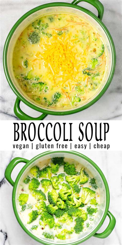 They could read to their heart's content. Broccoli Soup vegan, easy - Contentedness Cooking