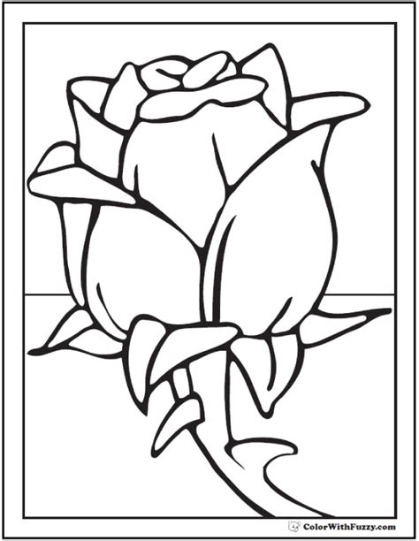 Sugar skull with roses coloring. 73+ Rose Coloring Pages: Customize PDF Printables