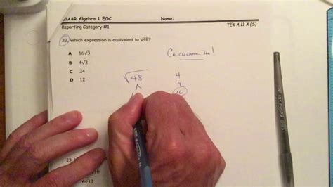 If you would like to score your student's online practice test, you should direct your student to record his or her answers on a separate sheet of paper. STAAR Review Category 1 Day 2 - YouTube