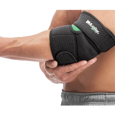 Mueller sport care tennis elbow support with gel pad, size #6341, 1 ct, 2 pack. Mueller Green Adjustable Elbow Support | RiteWay Medical