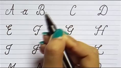 A list of 4 letter words for kids to learn are mentioned below: Cursive English Alphabet Capital | AlphabetWorksheetsFree.com