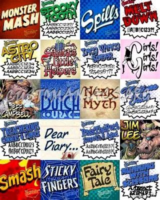 Comic book lettering the comicraft. 270 Comicraft Fonts - DVD Covers & Labels by Customaniacs ...