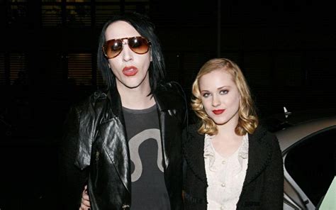 Manson and wood began dating in 2007 and got engaged in 2010, but broke up later that year. Marilyn Manson Slams Rumors He Abused Ex-Fiancee Evan ...