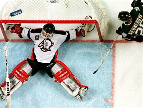 Dominik hasek of the ottawa senators looks on against the buffalo sabres on february 4, 2006 at hsbc arena in buffalo, new york. 'No regrets' for Hasek ahead of Sabres' jersey retirement ...