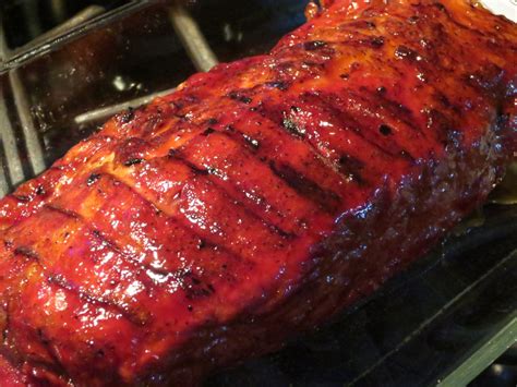 Insert the temperature probe into the meat. Traeger Pork Loin | Pellet grill recipes, Traeger pork loin, Smoked pork loin recipes