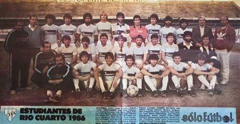 El calamar volvió a la máxima categoría del fútbol argentino tras 22 años. Estudiantes de Rio Cuarto, 1986. em 2020 | Futebol ...