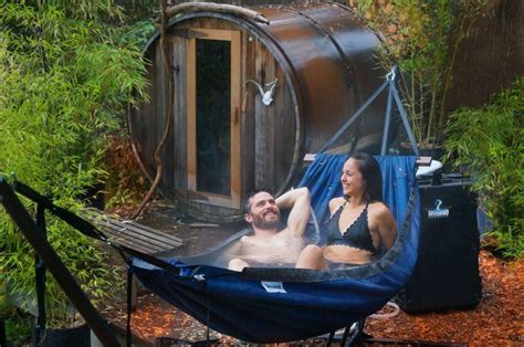 Frederick has successfully brought to market his hydro. Hammock Doubles as a Portable Hot Tub | Designs & Ideas on Dornob