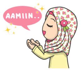 Dapatkan karakter kartun muslimah disini, insya allah update setiap hari. Flower Hijab : Daily Talk sticker #8286519 | Stiker ...