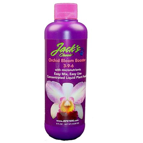 A family owned business that has been in operation since 1947 in the. Jacks Classic Orchid Bloom Booster Liquid 3-9-6 - 8 oz ...