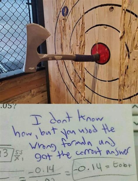 We will have a trained axe throwing professional help you upon your arrival at our facility. Request How hard would you need to throw the axe to ...