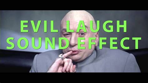 European and worldwide sound effect library. Evil Laugh Sound Effect - YouTube