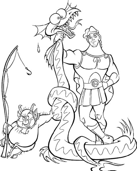 Funny free hercules coloring page to print and color. Hercules Coloring Pages at GetColorings.com | Free ...