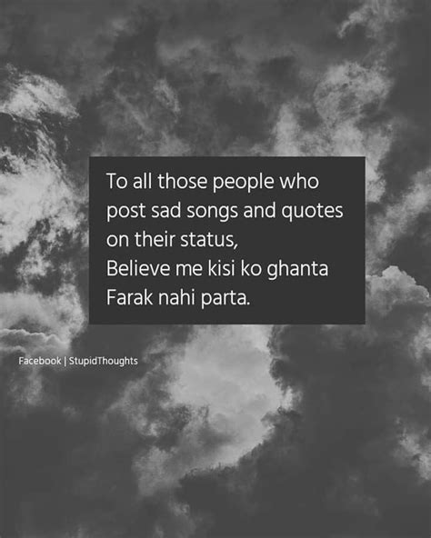 Pin by ALi on Stupid Thoughts | True quotes, Life quotes ... True life status in hindi.