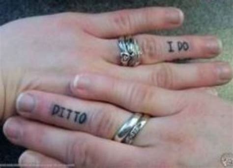 When the pair split after three years, portia announced plans to remove the tattoo saying, i'm not saying it's anything i regret doing. Tattoo Ideas: Wedding Ring Finger Tattoos | TatRing