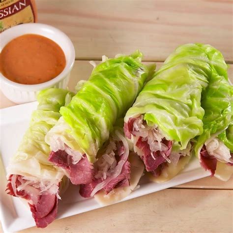 It's amazing what you can do with a food processor, a head of cauliflower, and some cheese. Low-Carb Reuben Wraps - Cooking TV Recipes | Recipe in 2020 | Cooking light diet, Low carb meals ...