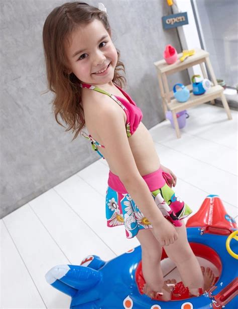 Maybe you would like to learn more about one of these? Summer Girls Swimwear Fashion Print Bikini Swim Sets ...