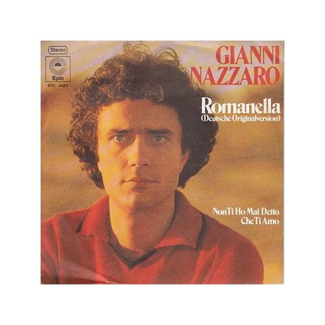 Gianni nazzaro lyrics with translations: Nazzaro Gianni ‎- Romanella (Deutsche Version)|1976 Epic ...