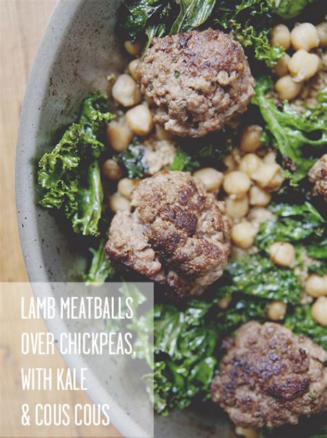 Lamb meatballs couscous hello fresh. LAMB MEATBALLS OVER CHICKPEAS WITH KALE + COUS COUS - The ...
