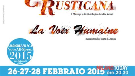 We did not find results for: "La voix humaine" - "Cavalleria rusticana" in scena a ...