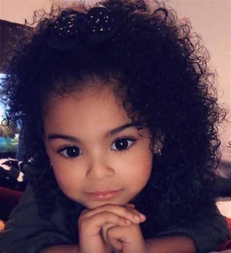 Portrait of cute and lovely curly hair asian chinese baby girl. Curly Hair on Instagram: "Describe her in two words 😍 ...