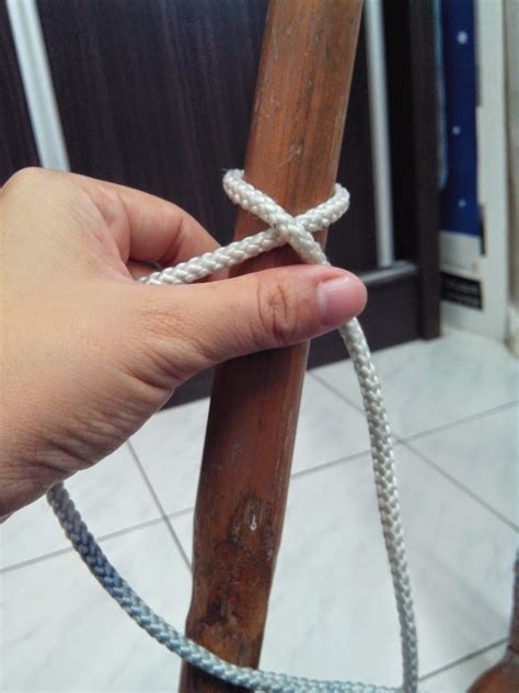 Taut line satu lilitan yang dibuat pada. 教学分享: ikatan: Buka Sila ( Reef Knot ),Simpul Bunga Geti ...