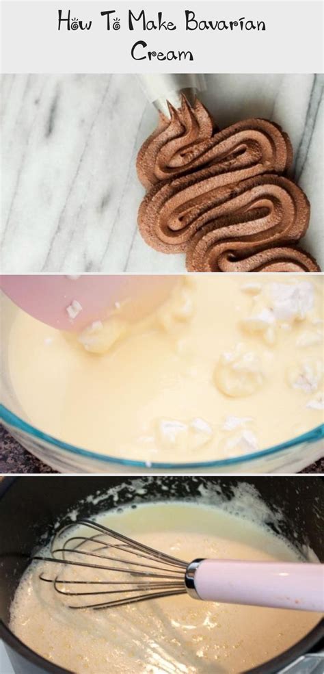 When filling the doughnuts, they'll begin to swell slightly. Bavarian Cream Recipe - How to make Bavarian Cream for ...