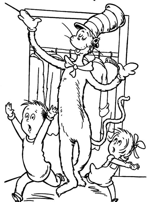 Coloring pages of the animals in excellent quality for kids and adults. Cat In The Hat Face Coloring Pages - NEO Coloring