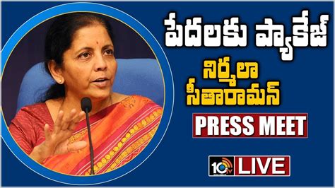 Minister of finance and corporate affairs. LIVE: Finance Minister Nirmala Sitharaman Press Meet Over ...