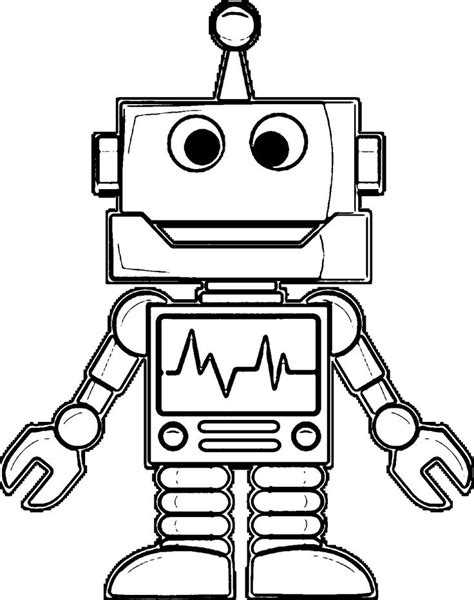 A robot is a mechatronic device (combining mechanics, electronics, and computers). Pin by Kelsey Huber on Coloring Pages | Robots drawing ...