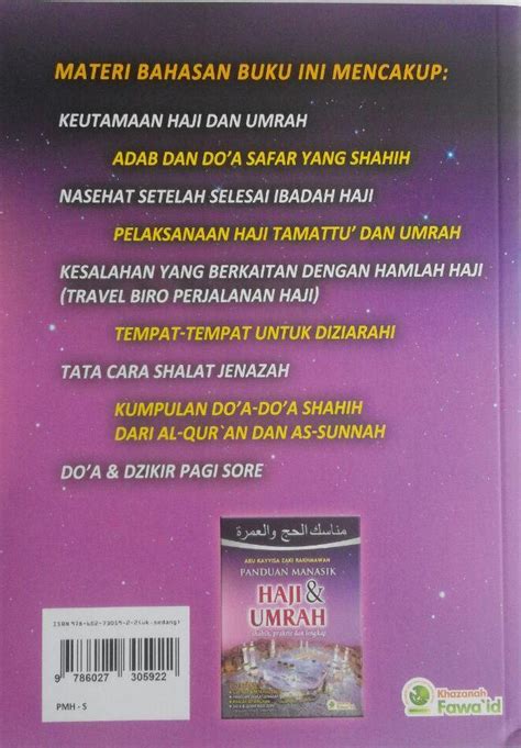 Nifas tidak perlu melaksanakan tawaf ini. Buku Panduan Manasik Haji Dan Umrah Shahih Praktis Lengkap