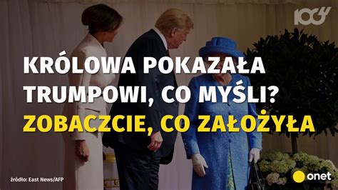 „trzeba poczynić odpowiednie przygotowania by opuścić statek (…) nadchodzi. Królowa Elżbieta II pokazała, co myśli o Trumpie... broszkami! | Onet100 - YouTube