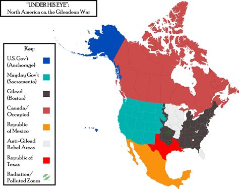 Yes, gilead has taken over the continental u.s., so all 48 states. Gilead Map Handmaid'S Tale | Time Zones Map World