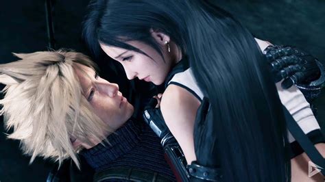 She gets close to cloud and tells him that she used to sell flowers here a. FINAL FANTASY 7 REMAKE All Tifa and Cloud Flirting Scenes ...