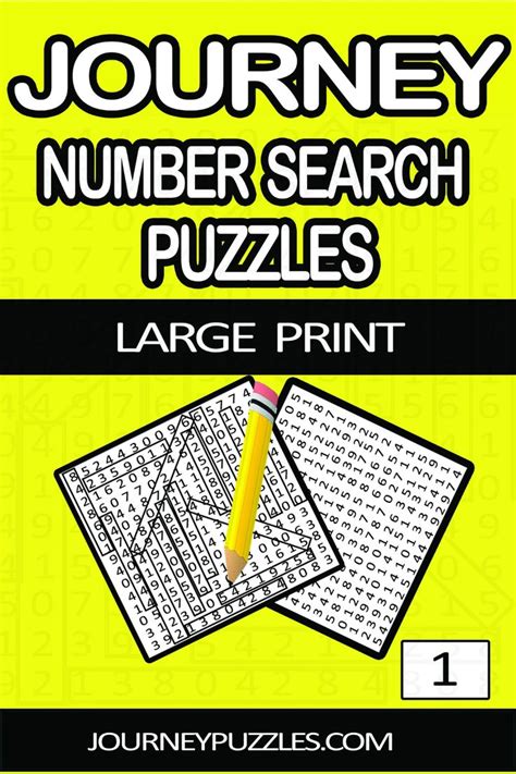 Crosswords, word searches, word scrambles, matching quizzes Journey Number Search Puzzle - Volume 1 - Journey Puzzles ...