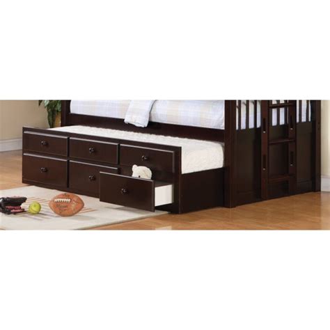 Shop our great selection of under the bed trundle & save. Coaster Kensington 3 Drawer Storage Trundle in Cappuccino ...