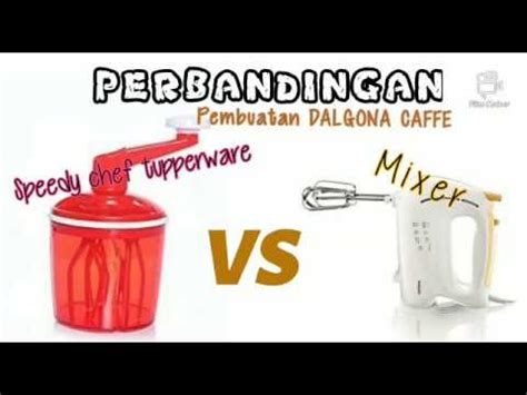 Cara mudah membuat dalgona menggunakan mixer tanpa listrik ...