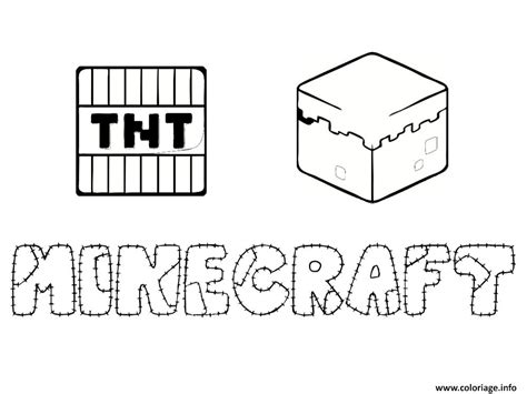 Des coloriages minecraft à imprimer gratuitement. Coloriage Minecraft A Colorier Dessin Minecraft à imprimer