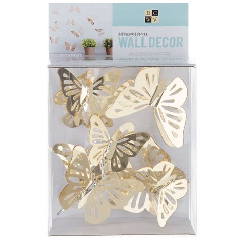 Gold leaves adhesive wall art hobby glitter dots vinyl burst metal decor large mirror erflies 3d letter lobby modern canvas m fleur de lis white symbol ampersand. Gold Mirror Butterflies 3D Adhesive Wall Art | Hobby Lobby | 328872 in 2020 | Adhesive wall art ...