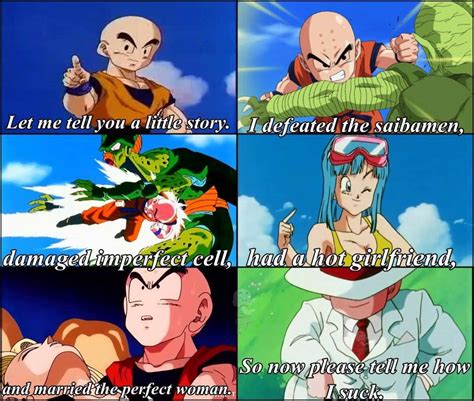 However, krillin still goes out and fights anyways, and even lands an android for a wife. Don't insult krillin xD - Dragon Ball Z Photo (34602891 ...
