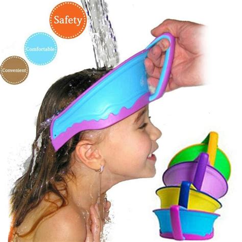 Get it as soon as fri, jul 9. New Kids Bath Visor Hat,Adjustable Baby Shower Cap Protect ...