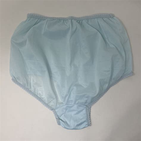 VINTAGE 1960s MUSHROOM GUSSET GRANNY NYLON PANTIES LA… - Gem