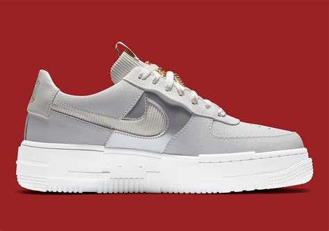 More information about nike air force 1 shoes including release dates, prices and more. Nike WMNS Air Force 1 Low Pixel ''Grey Gold Chain ...