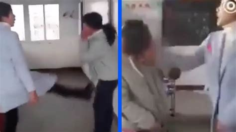 Hot student caught on cheating. Teacher Caught On Camera Kicking and Slapping Student ...