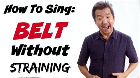 Singing with muscle tension is like choking yourself while at the same time expecting good singing to come out. Learn How To Sing: BELT (Sing Loud) Without Straining ...