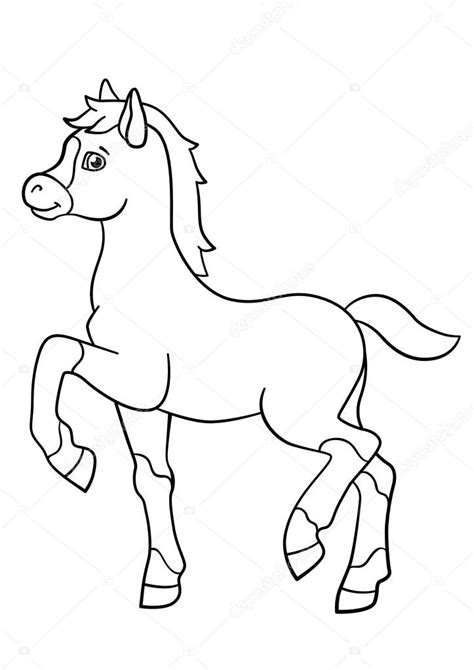 2400 x 3200 png pixel. Kleurplaten. Boerderijdieren. Kleine schattige veulen ...