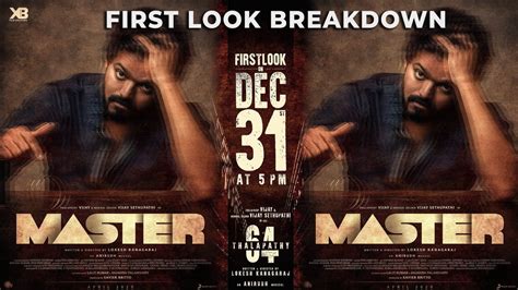 #thalapathy65flon21st #thalapathy65firstlook @actorvijay @nelsondilpkumar @anirudhofficial the makers of thalapathy 65 are apparently looking for a pongal release. Thalapathy 64 Master First look Breakdown Reveal - YouTube