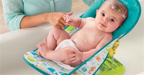 The deluxe baby bather will absorb just enough water to keep your baby warm, while drying quickly afterwards to help prevent mold and mildew build up. Walmart : Summer Infant Deluxe Baby Bather $10.99 ...