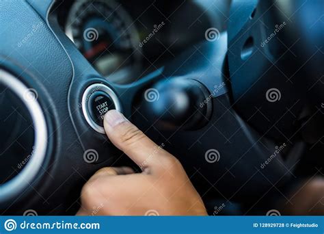 Frequent special offers and discounts up to 70% off for all products! Finger Of Man Press Start Button Engine Of Car With Black Color Interior Of Car Stock Photo ...