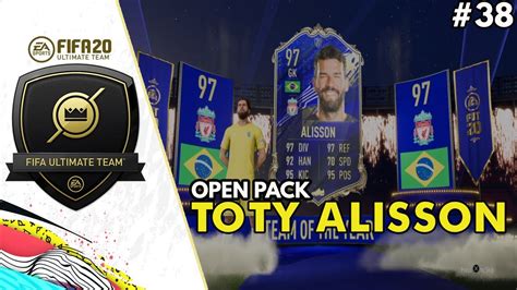 Hope you guys enjoyed this rage inducing player review of toty alisson if you guys did enjoy make sure you leave a like rating. TOTY ALISSON 97 ! Open Pack Premier League Upgrade | FIFA ...